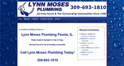 Desktop Screenshot of lynnmosesplumbing.com